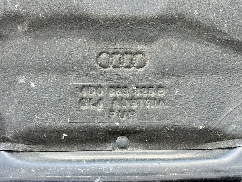 1996-2003 Audi S8 D2 A8 Engine Bonnet Hood Panel Brilliant Black OEM #6428EM