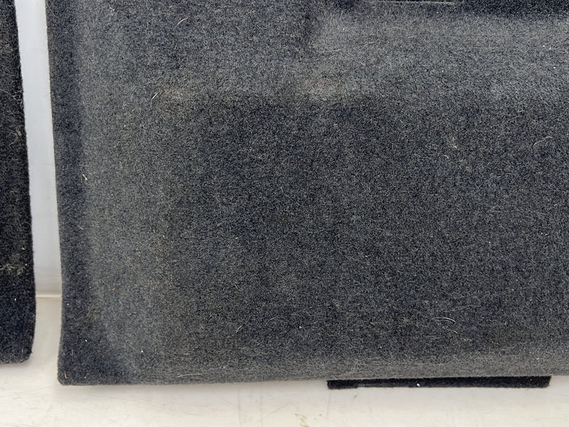 1996-2003 Audi S8 D2 A8 Rear Trunk Right & Left Carpet Panel Trim Pair Black OEM #6378EM