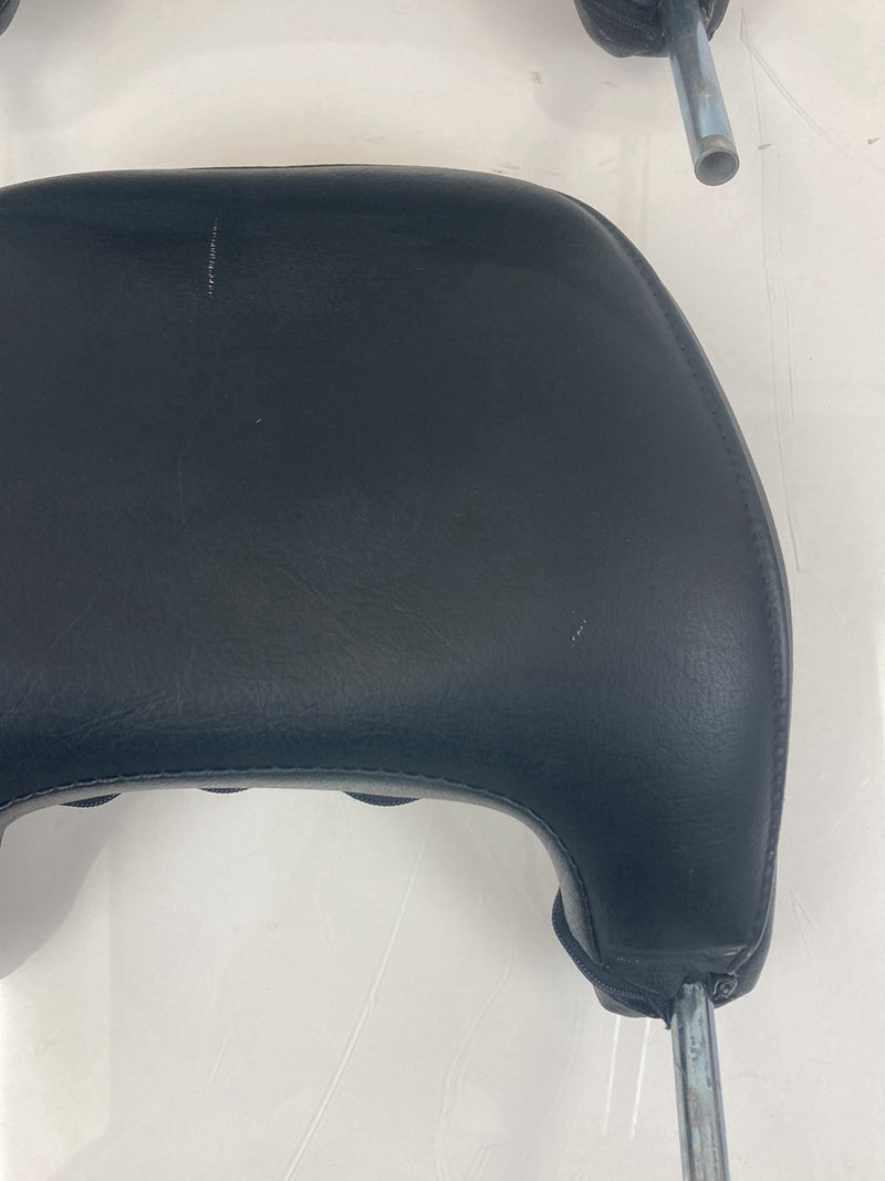 1989-1995 Volvo 940 944 Front Right & Left Black Headrest Pair OEM #6392EM
