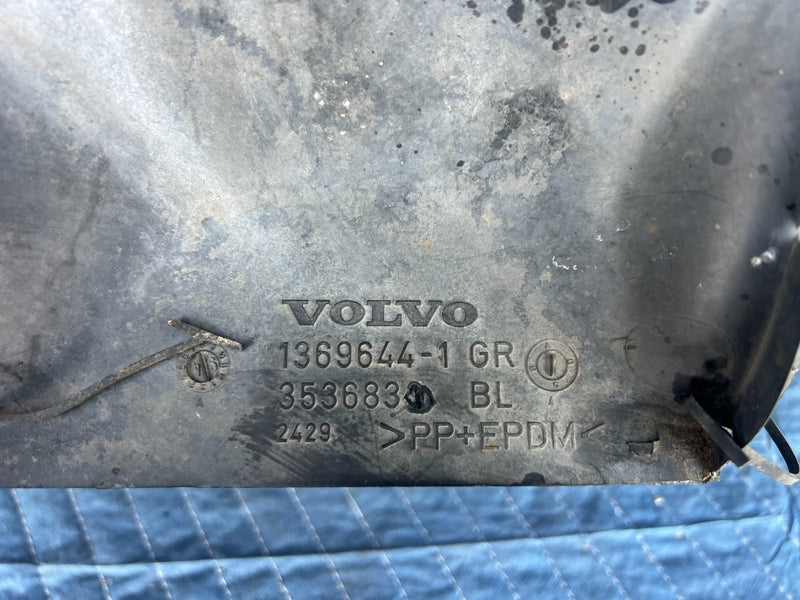 1992-1995 Volvo 940 740 Left Front Bumper Tow Hook Access Panel Trim OEM #3227EM