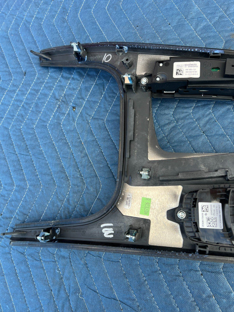 2011-2017 BMW X3 F25 Center Console Gear Shift Bezel Wood Trim Panel OEM #2409EM