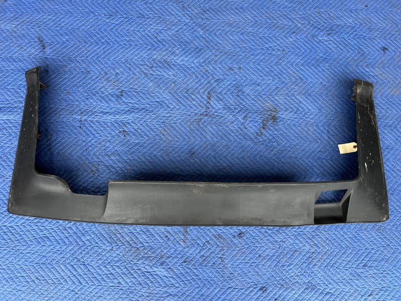 1989-1995 Volvo 740 940 Sedan Rear Bumper Cover Lower Valance Black OEM #3815EM