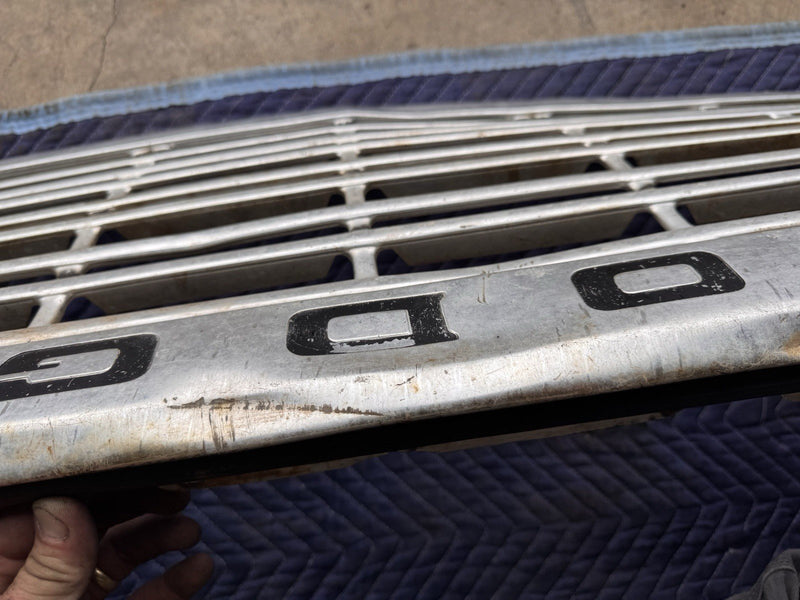 1977-1978 Dodge Truck Tin Front Grille D150 Pickup Aluminum Trim OEM #4770E