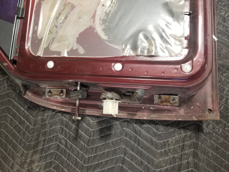 1984-93 BMW E30 318i 325i Front Passenger Right RH Burgundy Door Panel OE #CN601