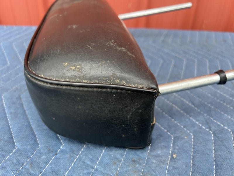 1968-1983 BMW 2002 Ti Tii E10 E21 Black Front Head Rest Pair LH RH OEM #3928M