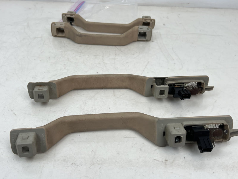 1998-2000 Volvo S70 V70 XC Overhead Grab Handle Set w/ Lights Tan OEM #6855EM