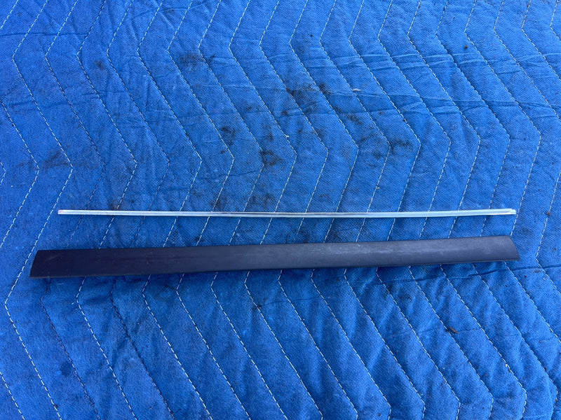 1986-1993 Volvo 240 244 Sedan Dash Vent End Corner Trim Pair Chrome OEM #4309EM
