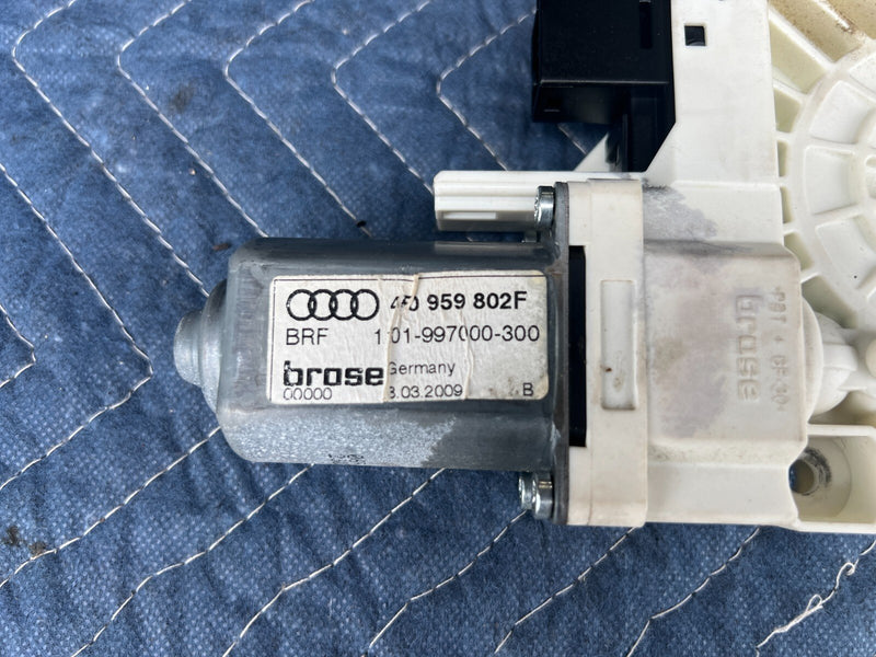 2005-2011 Audi A6 Passenger Right Rear Power Window Motor 4F0959802F OEM #44ZJ