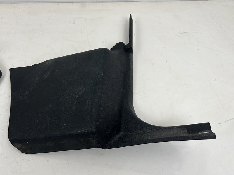 1990-1992 Volvo 740 745 Right & Left Kick Panel Trim Pair Black OEM #5725EM