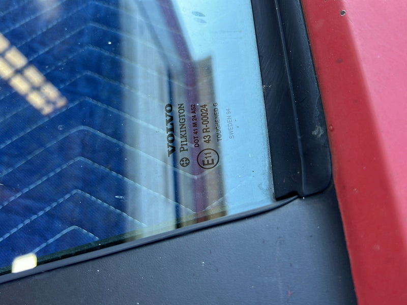 1993-1997 Volvo 850 Rear Passenger Right RH Door Assembly Red OEM