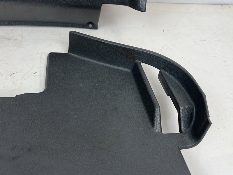 1993-1997 Volvo 850 Dash Right & Left Knee Bolster Trim Pair Gray OEM