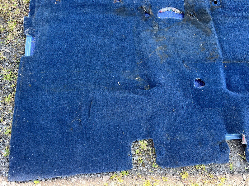 1988-1998 Chevrolet Silverado Ext Cab Blue Molded Carpet Full Set OEM #5496EM