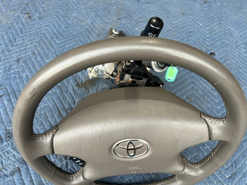 2002-2006 Toyota Camry Steering Column Wheel Stalks & Ignition w/ Key OE #5012EM