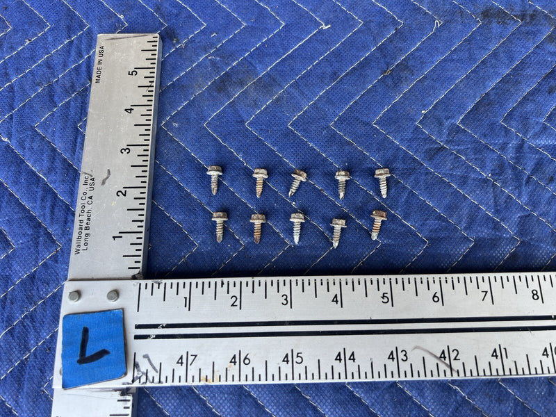 1980-1985 Cadillac Seville Rocker Trim Chrome Screws Hardware Bolts OEM #3361M