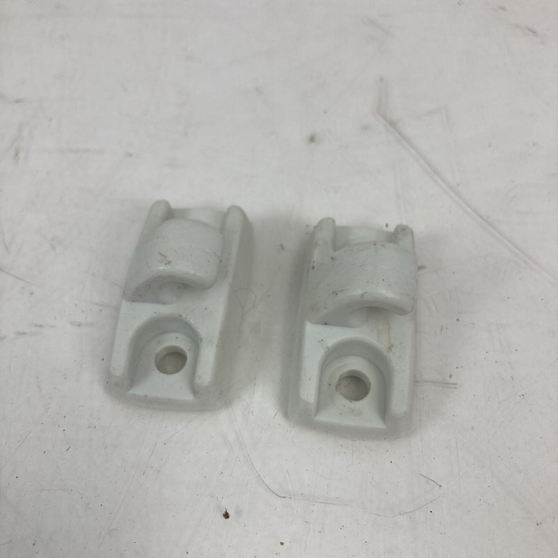 1981-1985 Volvo 240 245 Sun Visor Retaining Clip Pair 1244770 OEM