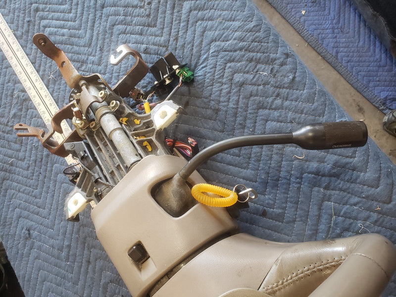 1999-2003 Ford F150 XLT Steering Column, Wheel, Shaft, & Stalks OEM #1919CN