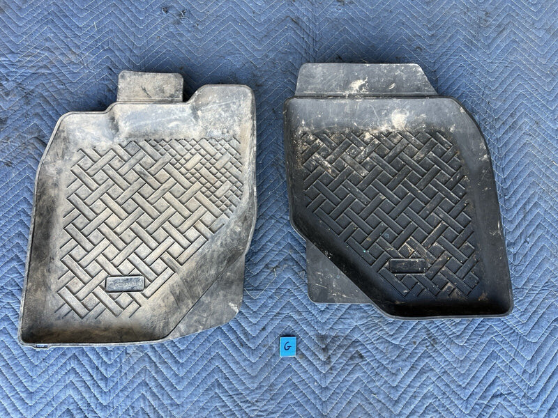 1998-2000 Volvo V70R V70 Rensi All Weather Floor Mat Pair Waffle R OEM #4049E