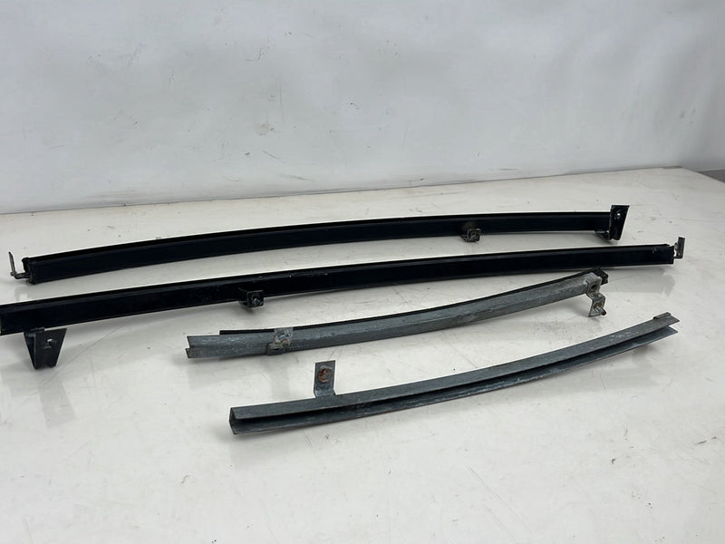 1990-1992 Volvo 740 745 940 Wagon Front Rear Left Right Window Scraper Track Set OEM #5962EM