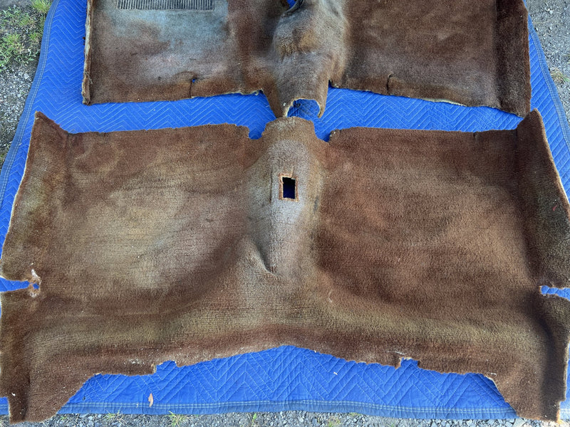 1967-1974 Volvo 140 142 Molded Carpet Full Set Brown OEM #5081EM