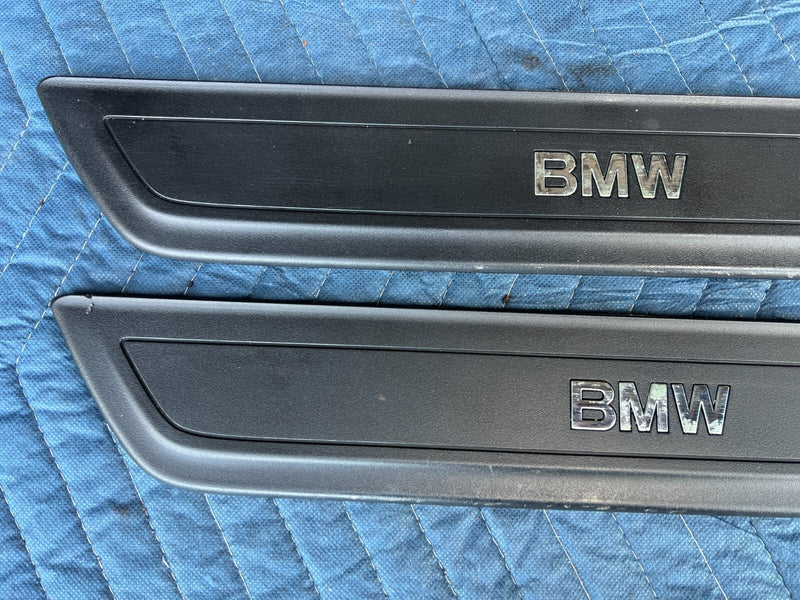 2011-2017 BMW X3 F25 Front Rear Right Left Door Sill Scuff Plate Trim OEM#2225EM