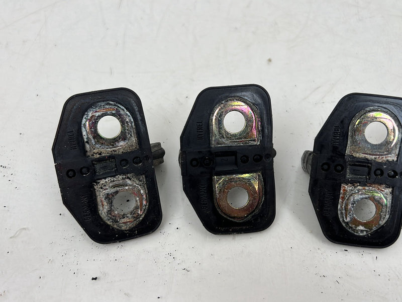 1993-1997 Volvo 850 Door Striker Catch Plate Latch Set of 4 w/ Bolts OEM
