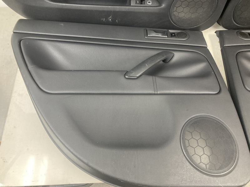 2001-2005 Volkswagen Passat Door Card Set of 4 Black OEM #5563M