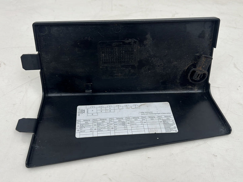 1996-2003 Audi S8 D2 A8 Trunk Fuse Box Cover Lid Trim Panel 4D0863508 OE #6485EM