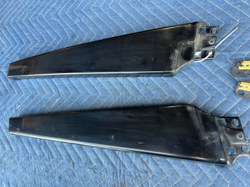 2005-2011 Audi A6 Right & Left Exterior Door Trim Pair Black OEM #3442EM