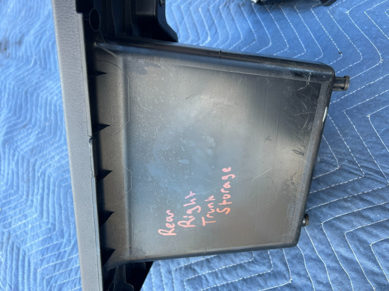 2011-2017 BMW X3 F25 Rear Right & Left Trunk Hatch Storage Box Trim OEM #2396EM