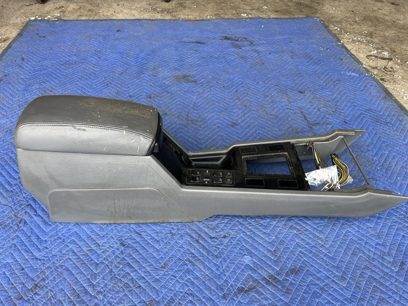 1993-1997 Volvo 850 850R Charcoal Center Console Assembly & Armrest OEM #4417E