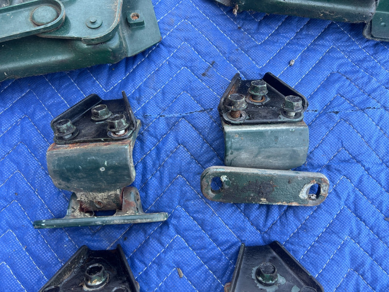 1967-1974 Volvo 140 142 144 145 Left & Right Hood Hinge Pair Bonnet OEM #4956EM