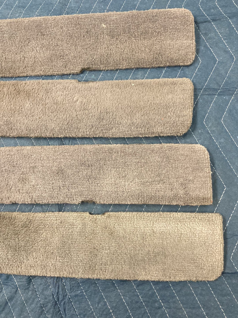 1992-1995 Volvo 940 945 740 Door Card Carpet Insert Trim Gray Set OEM #6417EM