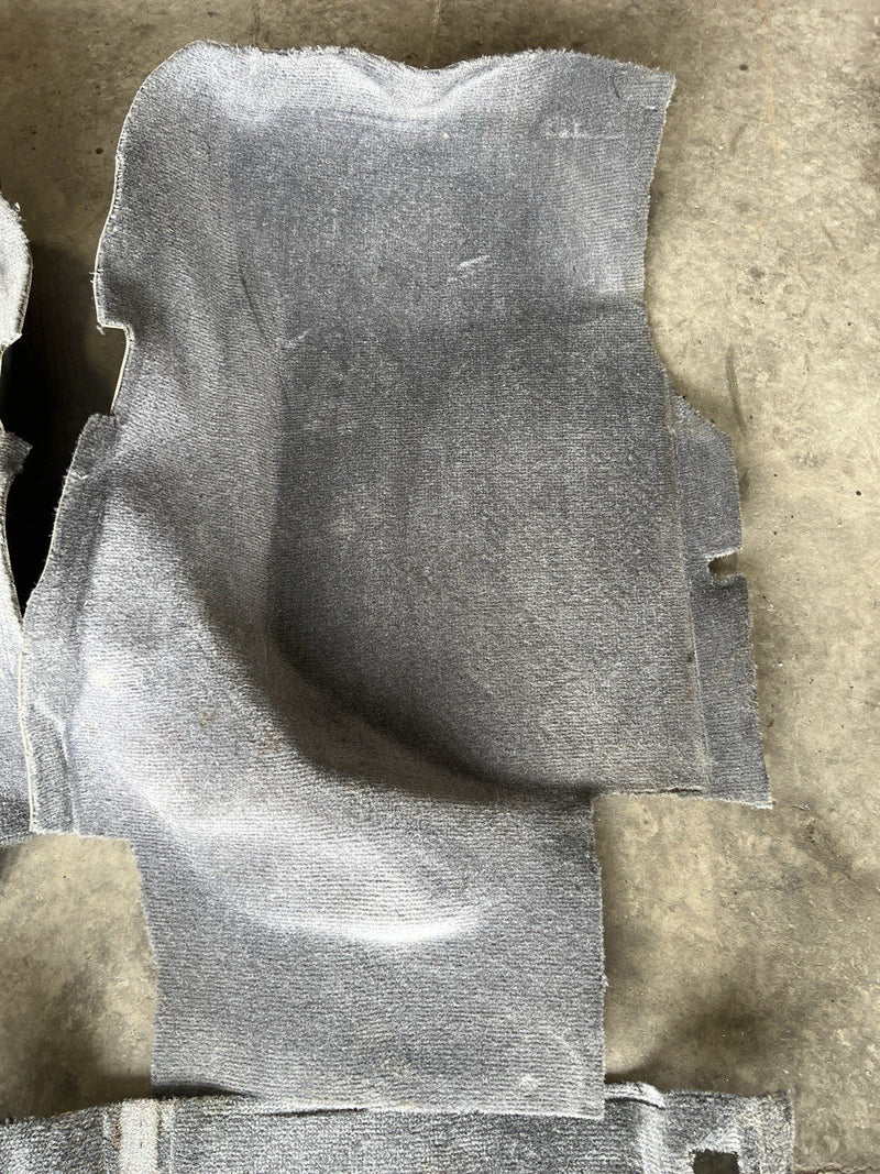 1989-1995 Volvo 740 940 Sedan Gray Molded Carpet Set Floor Cover OEM #5018E