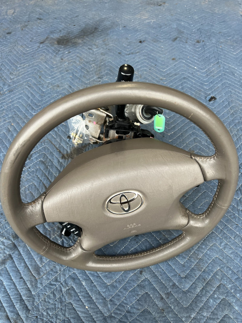 2002-2006 Toyota Camry Steering Column Wheel Stalks & Ignition w/ Key OE #5012EM