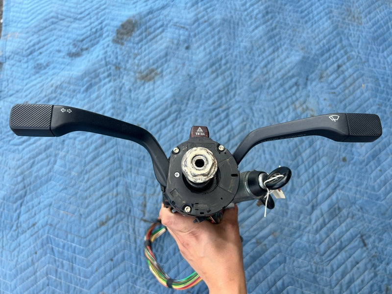 1985-1992 Volkswagen VW Golf Steering Column w/ Stalks, Key, Hardware OEM #6171EM