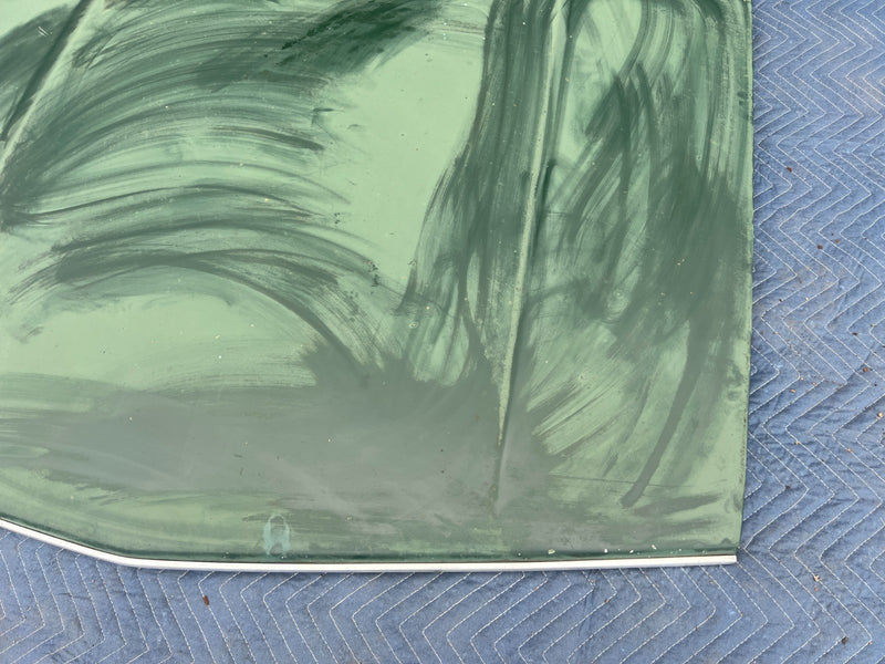 1967-1974 Volvo 140 142 Coupe Front Hood Engine Bonnet Panel Green OEM #4858EM