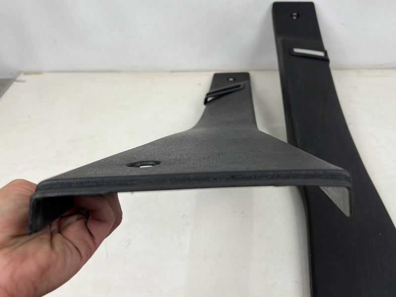 1990-1992 Volvo 740 745 940 Left & Right B Pillar Trim Pair Black OEM #5865EM