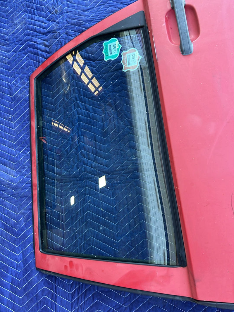 1993-1997 Volvo 850 Rear Driver Left LH Door Assembly Red OEM