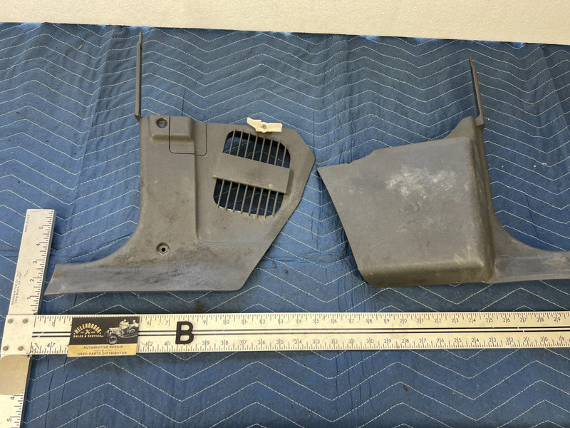 1992-1995 Volvo 940 740 Lower Right & Left Kick Panel Trim Gray OEM #3177EM