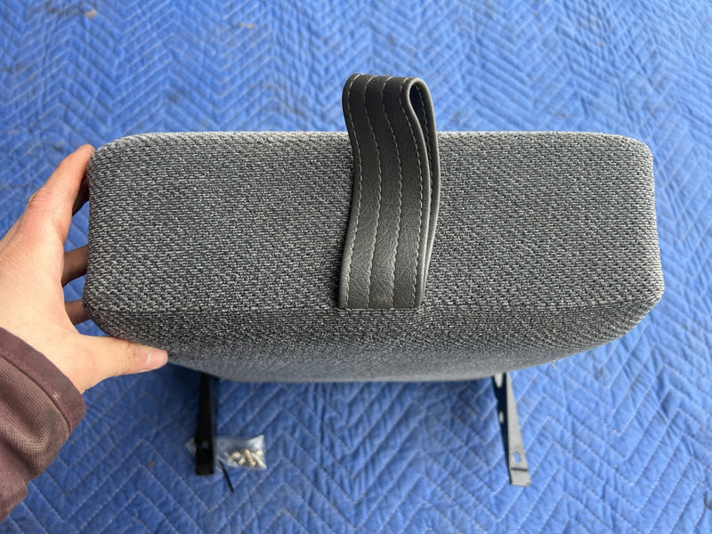 1989-1995 Volvo 740 940 Sedan Rear Seat Center Arm Rest Gray Cloth OEM #3755EM