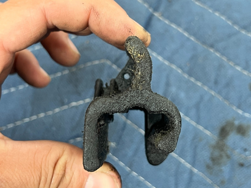 1984-1989 Volvo 740 760 Sedan Battery Hold Down Clamp Bracket Clip OEM #2619EM