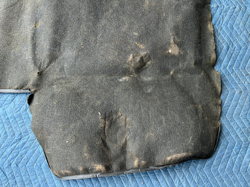 1975-1980 Volvo 244 240 *Sedan Only* Trunk Rear Carpet Black OEM #5406EM