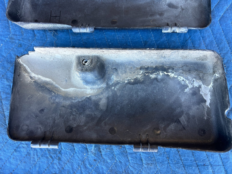 1986-1993 Volvo 240 244 Sedan Tail Light Socket Trim Cover Pair OEM #4359EM