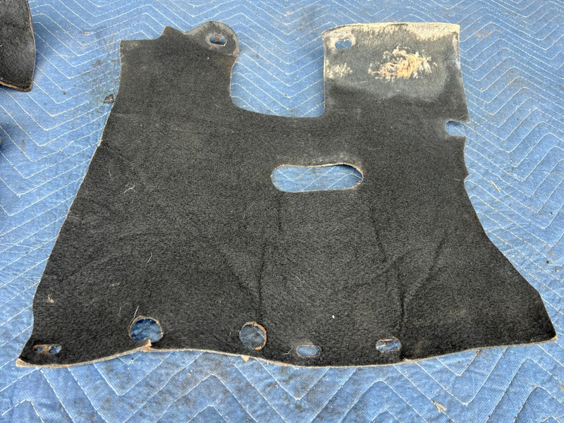 1986-1993 Volvo 240 244 245 Footwell Lower Dash Insulator Panel Pair OEM #4145EM