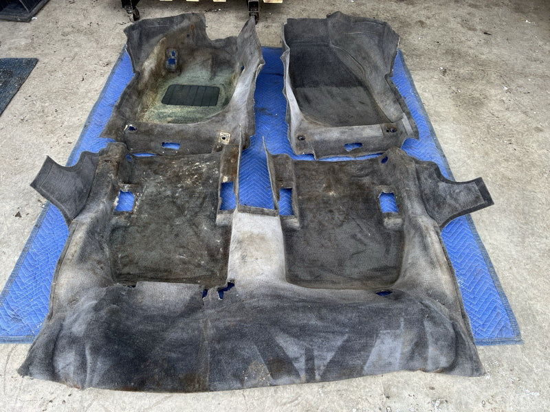 1993-1997 Volvo 850 850R Charcoal Molded Floor Carpet Set Wagon Only OEM #4426E