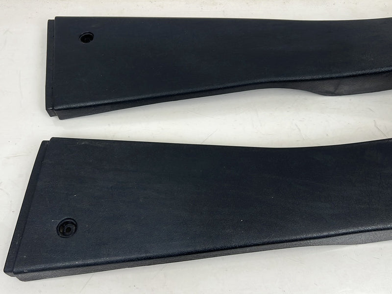 1990-1992 Volvo 740 745 940 Left & Right B Pillar Trim Pair Black OEM #5865EM