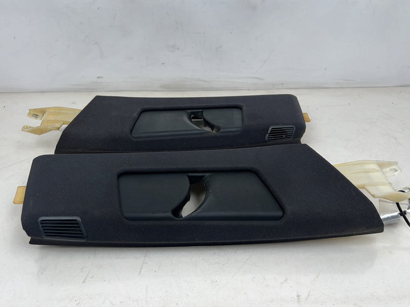 1996-2003 Audi S8 D2 A8 Upper Right & Left B Pillar Trim Pair Black OEM #6379EM
