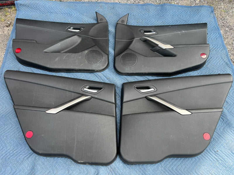 2006-2010 Pontiac G6 Door Card Set of 4 Trim Panel Sedan Black OEM #3DU