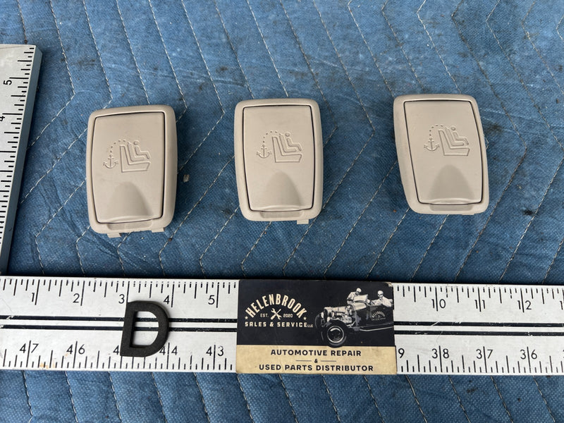 2002-2006 Toyota Camry Parcel Shelf Child Seat Anchor Trim Beige OEM #5005EM