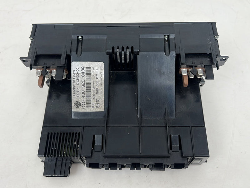 2001-2003 Audi S8 D2 A8 Center Dash HVAC AC Heat Climate Control Switch Panel OEM #6101EM